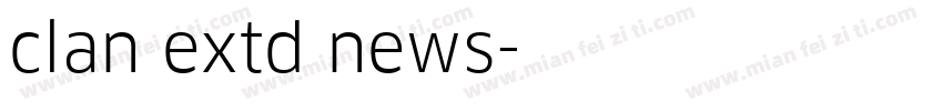 clan extd news字体转换